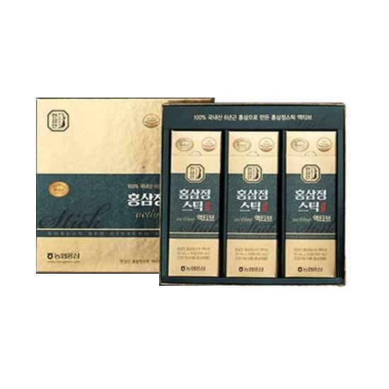 농협홍삼 한삼인 홍삼정스틱 액티브 10ml 30포 (4개)