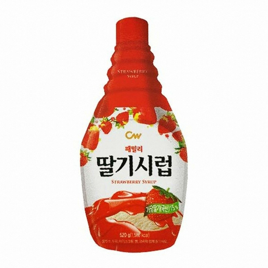 CW청우식품 패밀리 딸기시럽 520g