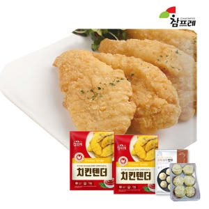 치킨텐더 1kg x 2개 + 사조오양 고기 포자 만두 180g