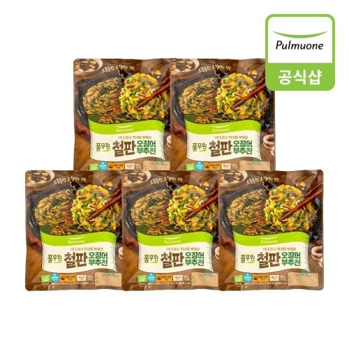 풀무원 철판 오징어 부추전 300g (5개)_이미지
