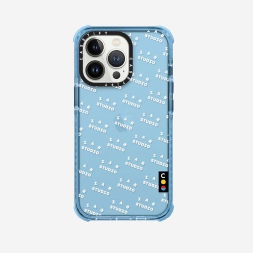 CASETIFY 아이폰13 프로 아이앱 스튜디오 화이트 모노그램 로고 케이스 (정품)