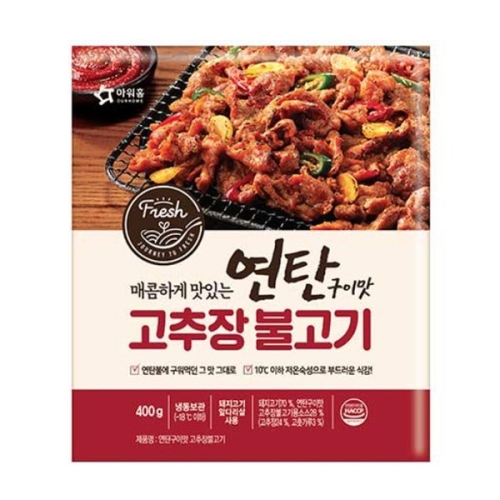 아워홈 연탄구이맛 고추장 불고기 400g (6개)_이미지