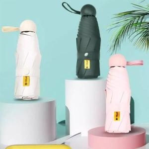 셀러허브 초경량 간편 휴대용 접이식 5단 미니우산 포켓우산 S11628961_이미지