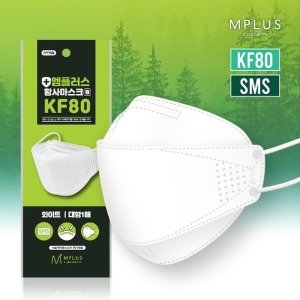 엠플러스 메디 kf80 대형 화이트 50매