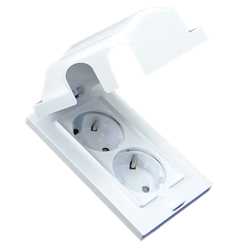 방우형 접지 매립 2구 콘센트