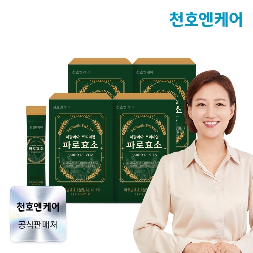 천호엔케어 이탈리아 프리미엄 파로 효소 3g 30포 (4개)_이미지