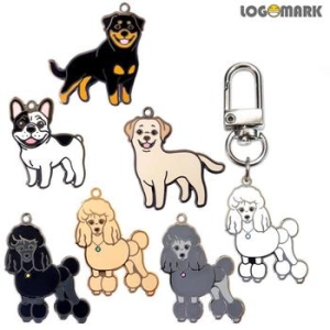 로고마크 강아지 에어팟 키링 시즌3_이미지