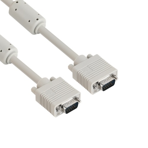 강원전자 NETmate RGB 모니터 케이블 (베이지) (NMC-R20GN, 2m)_이미지