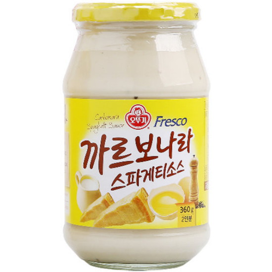 오뚜기 프레스코 까르보나라 스파게티소스 360g (3개)_이미지