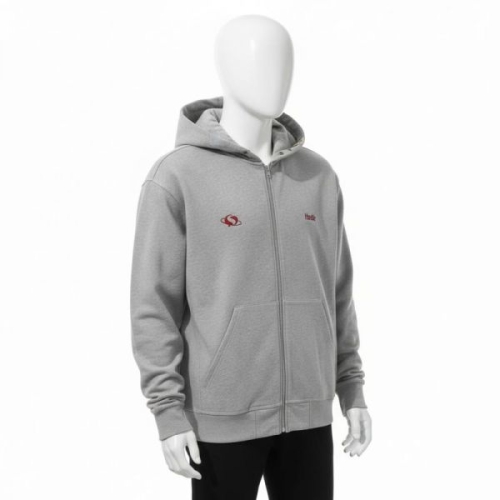 Ʈ�縱���� HUSTLE CLASSIC ZIP UP MELANGE 223066