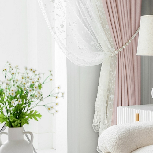 지나송 칼리 자수 99.9 암막커튼 풀세트 (중형, 2장, 170x230cm)_이미지