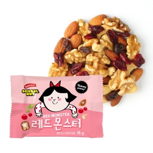 선명농수산 썬넛트 하루견과 스쿨넛 레드몬스터 18g (30개)_이미지