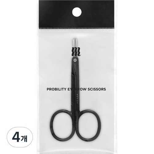 머지 프로빌리티 눈썹 정리 가위 (4개)_이미지