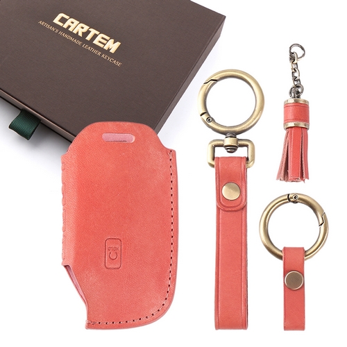 카템 3D 감탄 가죽 스마트키 케이스 기아 4/5버튼 전용 K05