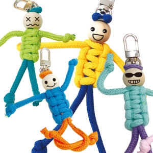 맘아트 DIY 마크라메 매듭인형 만들기 1인 키트 키링 부캐인형 걱정인형