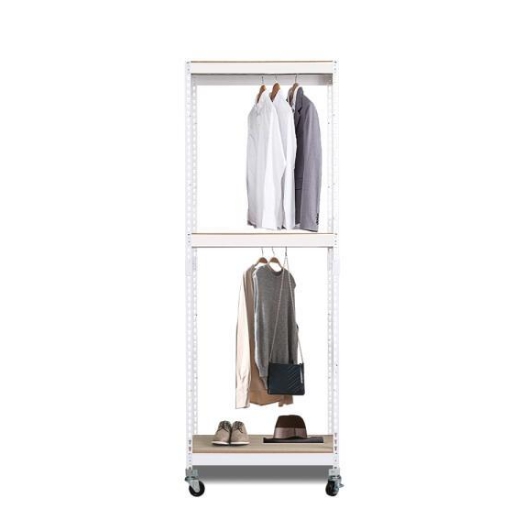 이동식행거 3단2봉 트롤리 시스템행거 700x400