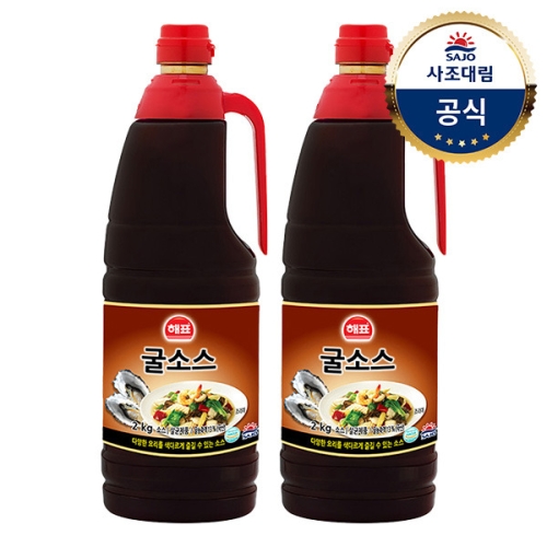  해표 소스레시피 굴소스 2kg [2개]