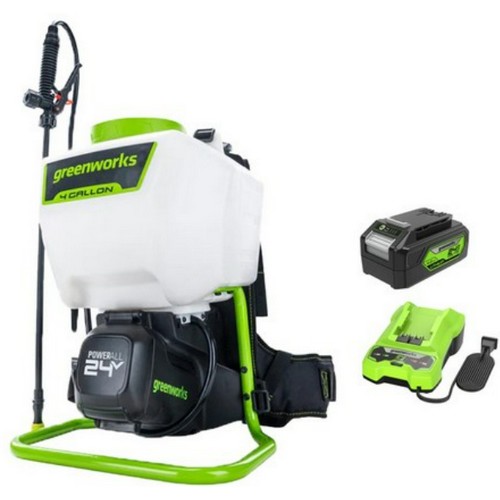 그린웍스 G-Max 24V 백팩 분무기 (4.0Ah, 배터리 1개)