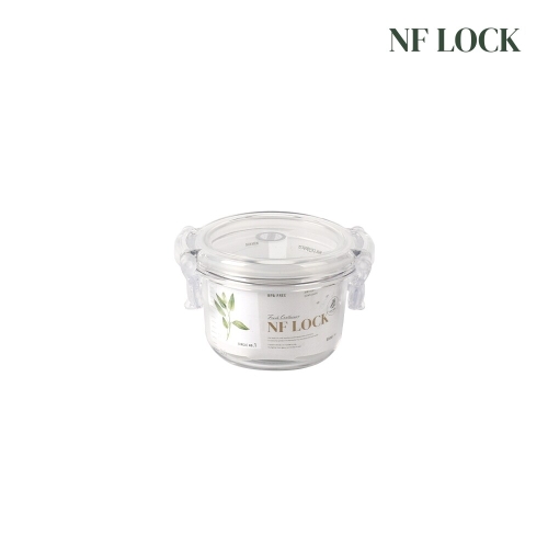 덕원기업 NF LOCK 1호 원형 트라이탄 밀폐용기 200ml