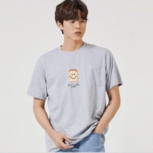 키밍 케이크 생일 그래픽 캐쥬얼 반팔티 W7EBB50