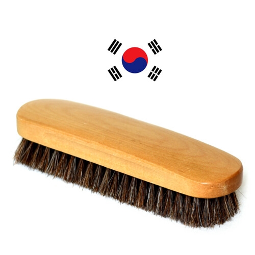 슈미즈 한국산 말털 구두솔 본 18cm신발 브러쉬  먼지털이  6931825_이미지