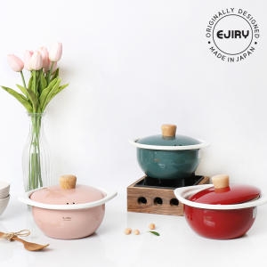 꼬꼬떼 15cm 법랑냄비 / 인덕션겸용 / 뚝배기