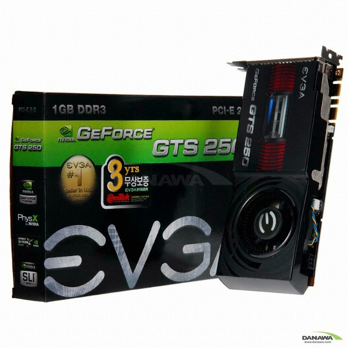 EVGA ������ GTS250 1GB �̿���