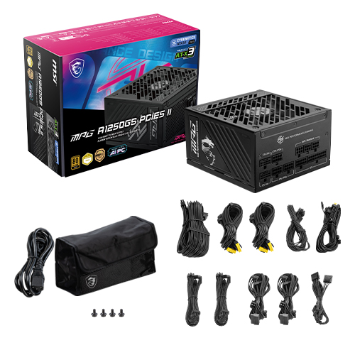 MSI MPG A1250GS II 80PLUS골드 풀모듈러 ATX3.1_이미지