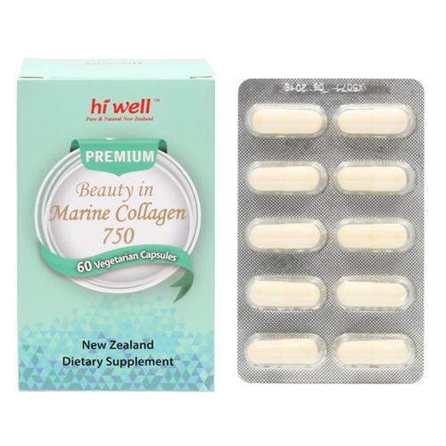 하이웰 프리미엄 뷰티 인 마린 콜라겐 750 60베지캡슐 (해외) (1개)