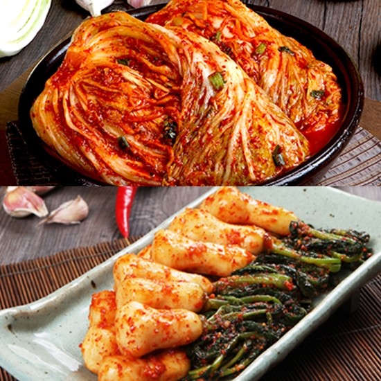 강가의나무 마음심은 배윤자 포기김치 7kg+총각김치 3kg (1개)