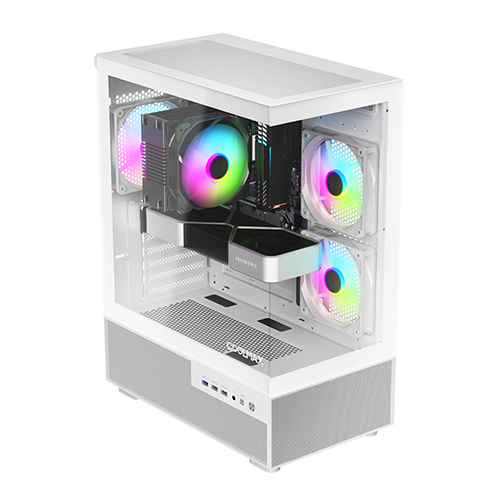 마이크로닉스 COOLMAX 멜로디 View (화이트)_이미지