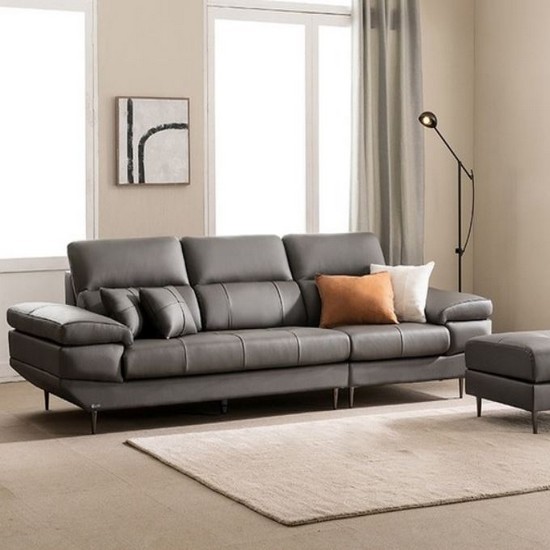 BIF보루네오  스테이 이태리 천연가죽 소파 4인용+테이블 (스툴포함)