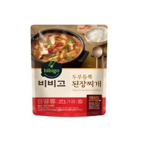 CJ제일제당 비비고 두부듬뿍 된장찌개 460g (2개)_이미지