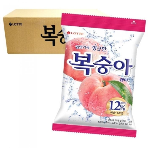롯데제과 복숭아캔디 153g (20개)_이미지