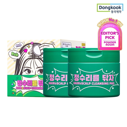 동국제약 마데카 정수리를 닦자 패드 180g (2개)