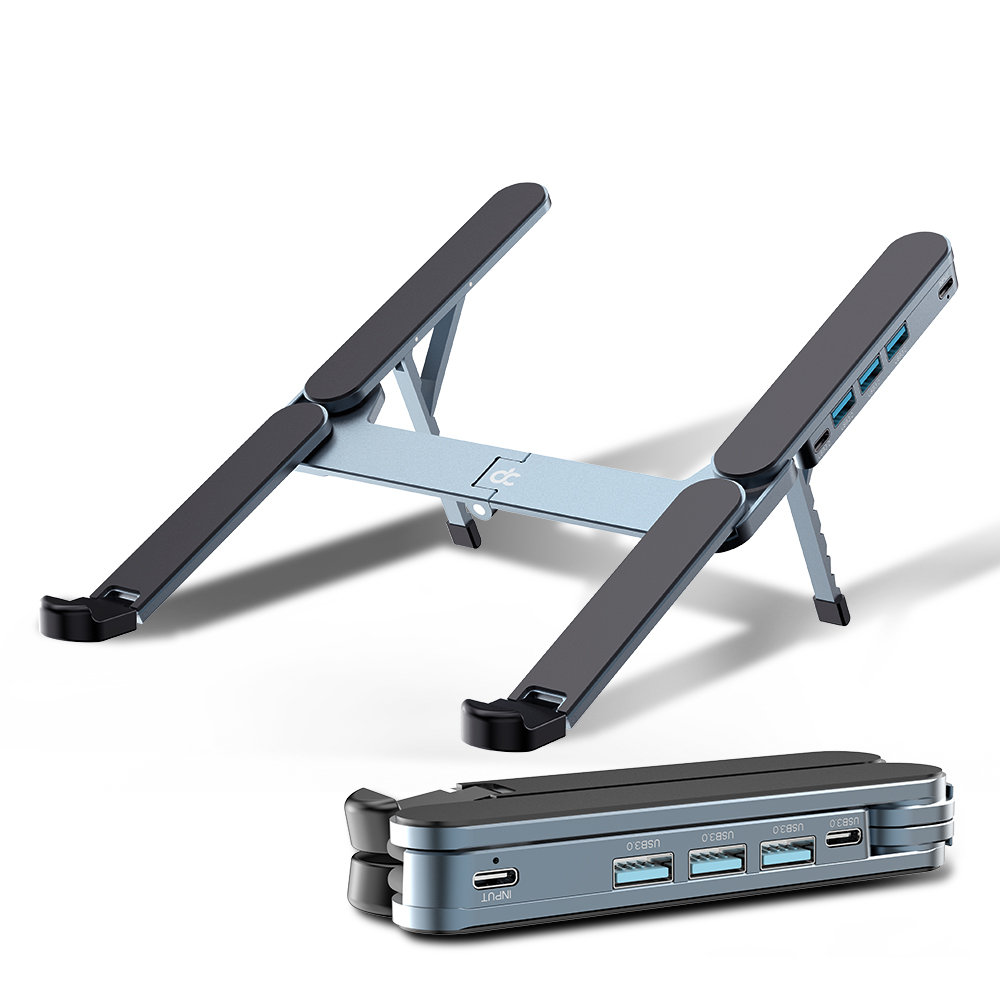 플렉시젠 H 멀티허브 접이식 노트북 거치대