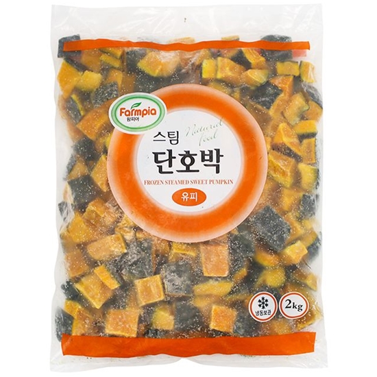 팜피아 냉동 스팀 단호박 유피 2kg (1개)_이미지