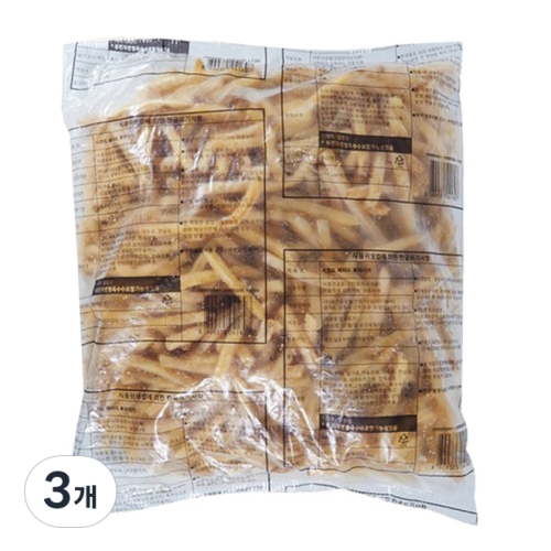 맥케인 케이준 시즌드 베터드 양념감자 냉동 2kg 3개_이미지