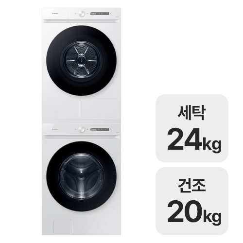 삼성전자 그랑데 AI WF24CB8650BW + DV20CB8600BW_이미지