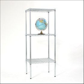 케이원 고급형 메탈선반 3단 60x39cm (150cm(높이))_이미지