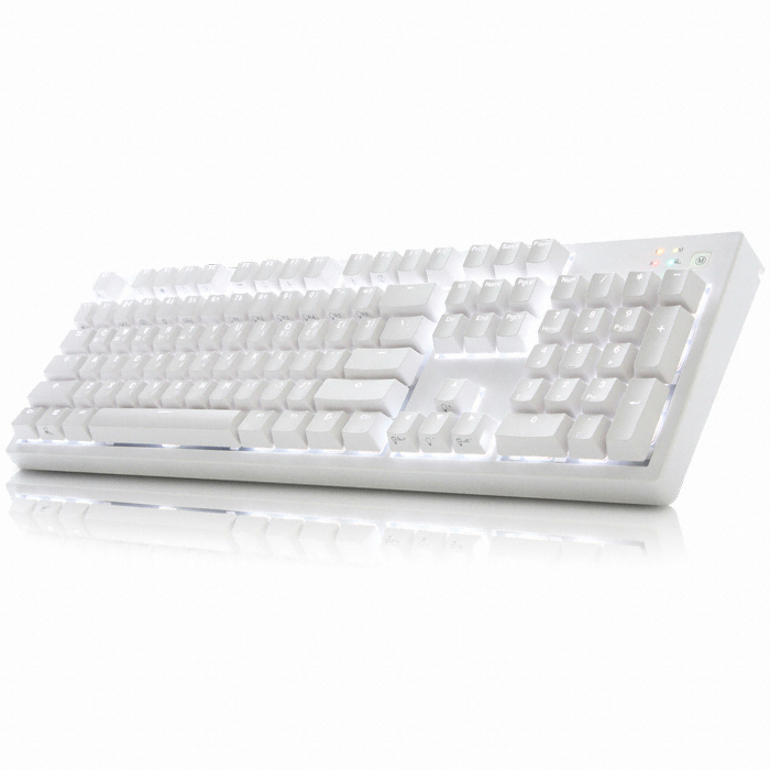 앱코 HACKER K990 V3 LED 완전방수 무접점 (화이트, 45g)_이미지
