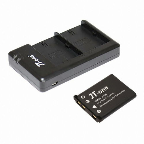 JT-one 올림푸스 LI-42B,40B 호환 듀얼 충전키트 (호환배터리 1개)_이미지