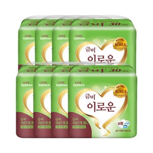  금비 이로운 속기저귀 라운드형 30개 [8팩(240개)]