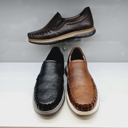 남성 세미 캐주얼 경량 로퍼 FMM415 260 탄색