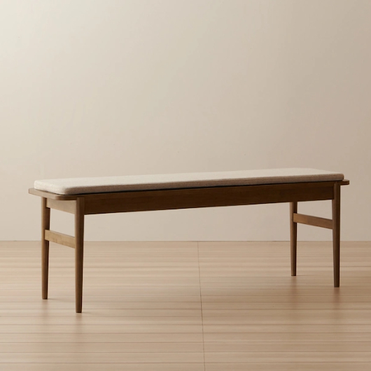 모모드 에이미 원목 포세린 세라믹 식탁 1800 (의자3개+벤치1개)_이미지