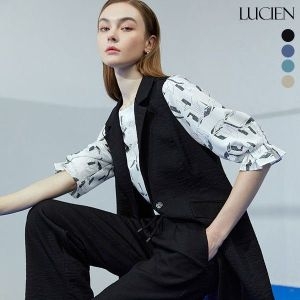 루시앙 인견 블렌디드 쿨 썸머 베스트 셋업 3PCS 410528_이미지