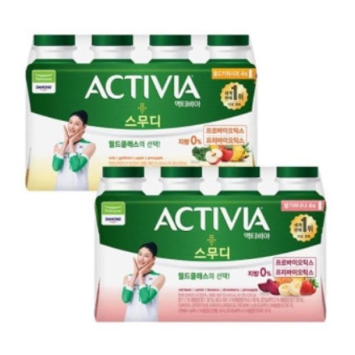 풀무원다논 액티비아 프로바이오틱 스무디 딸기바나나 150ml
