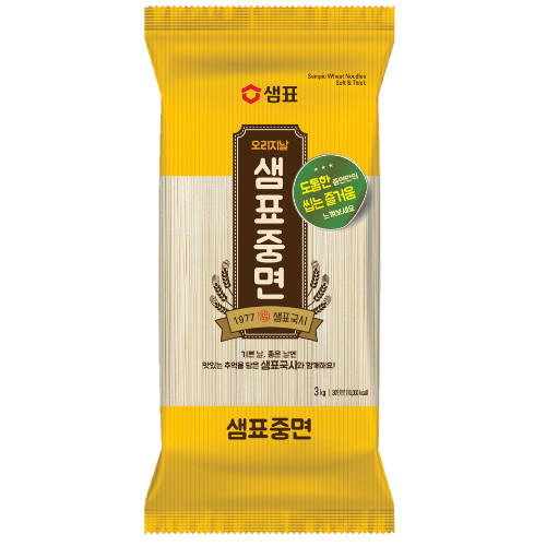 샘표식품 오리지널 중면 3kg (4개)