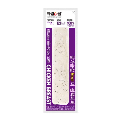 하림 하림이닭 닭가슴살 리얼바 블랙페퍼 80g (20개)
