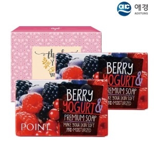 포인트베리 비누 80g 2P /단체/비누답례품/비누선물세트/세안/비누세트